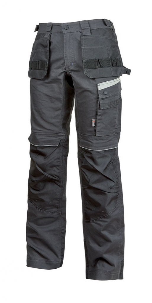 U-Power kalhoty pas GORDON asphalt grey