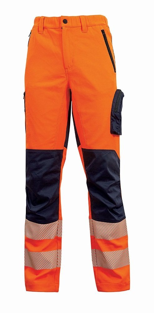 U-Power reflexní kalhoty do pasu ROY, orange fluo
