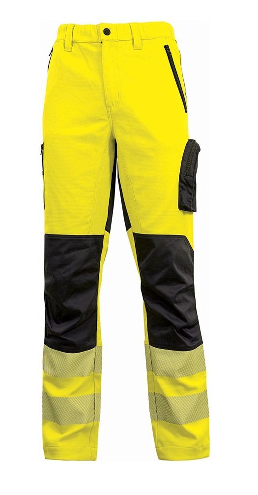 U-Power reflexní kalhoty do pasu ROY, yellow fluo
