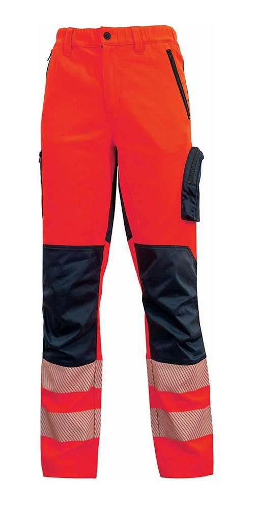 U-Power reflexní kalhoty do pasu ROY, red fluo