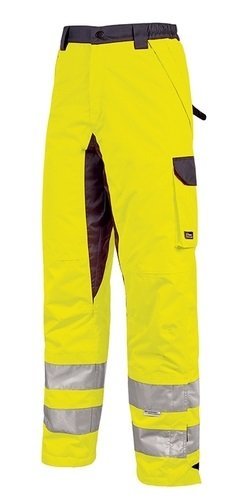 U-Power reflexní kalhoty pas SUBU, yellow fluo