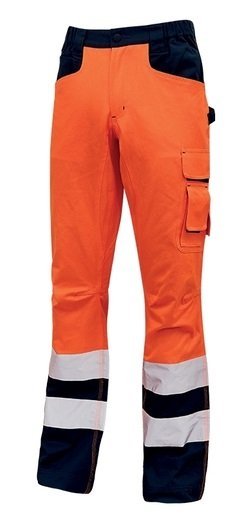 U-Power reflexní kalhoty pas BEACON, orange fluo