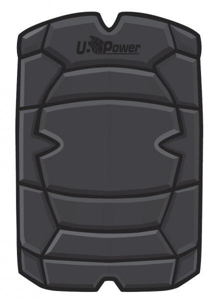 U-Power vložky na kolena KNEE PAD PLUS, black carbon