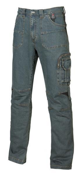 U-Power kalhoty pas TRAFFIC SMART, rust jeans