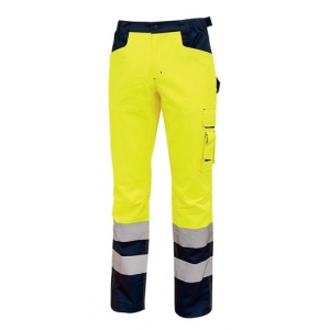U-Power reflexní kalhoty pas RADIANT, yellow fluo