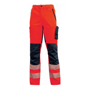  U-Power reflexní kalhoty do pasu ROY, red fluo